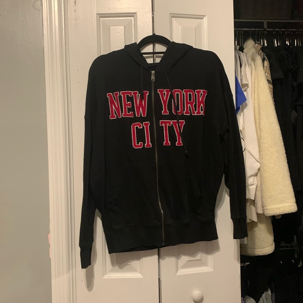 Black Aeropostale Zip Up Jacket
